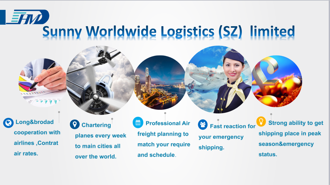 Door to door shipping China guangzhou air freight forwarder to USA