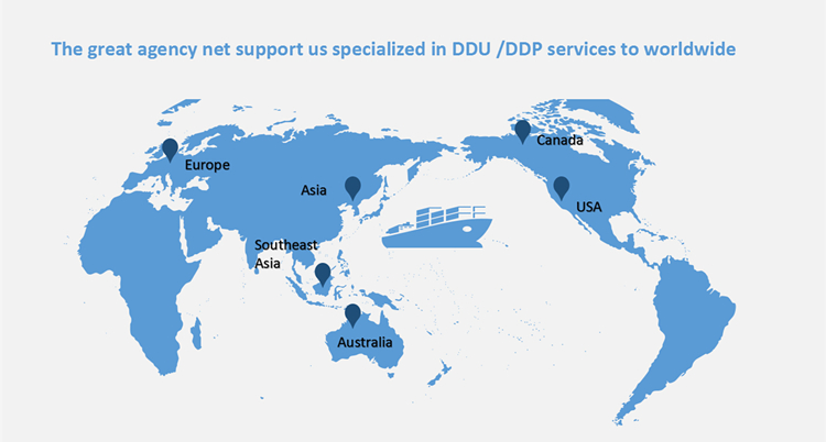 DDP Shipping sea freight Services from Shanghai to Ireland