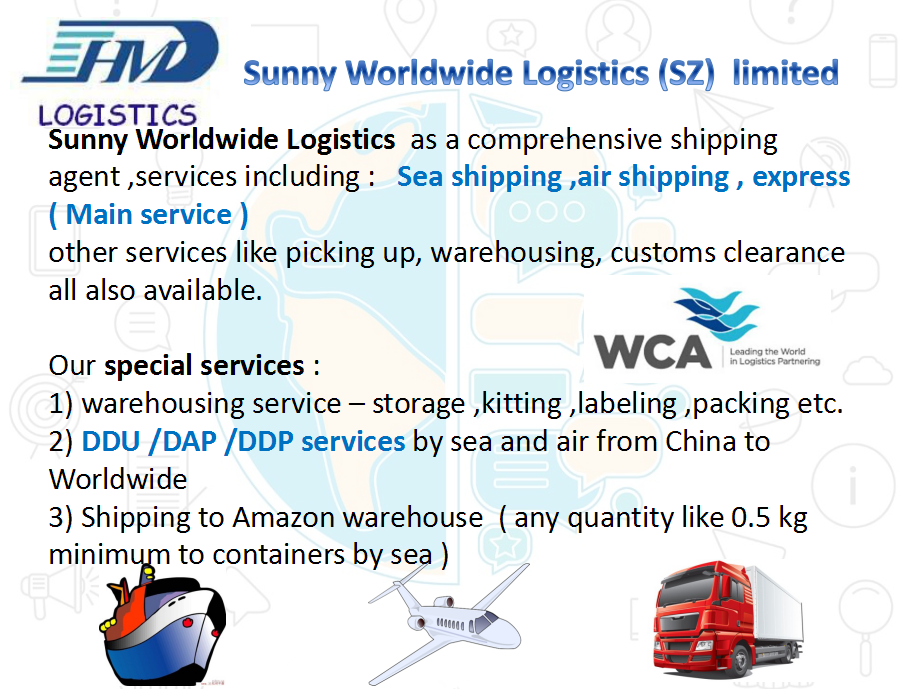 Shenzhen shipping agent air freight to Manchester door to door service