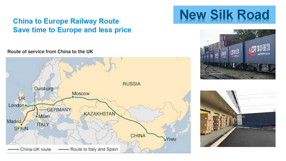 Rail route to Europe improves freight transport