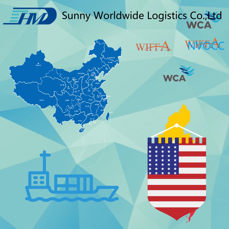 internation sea freight to USA